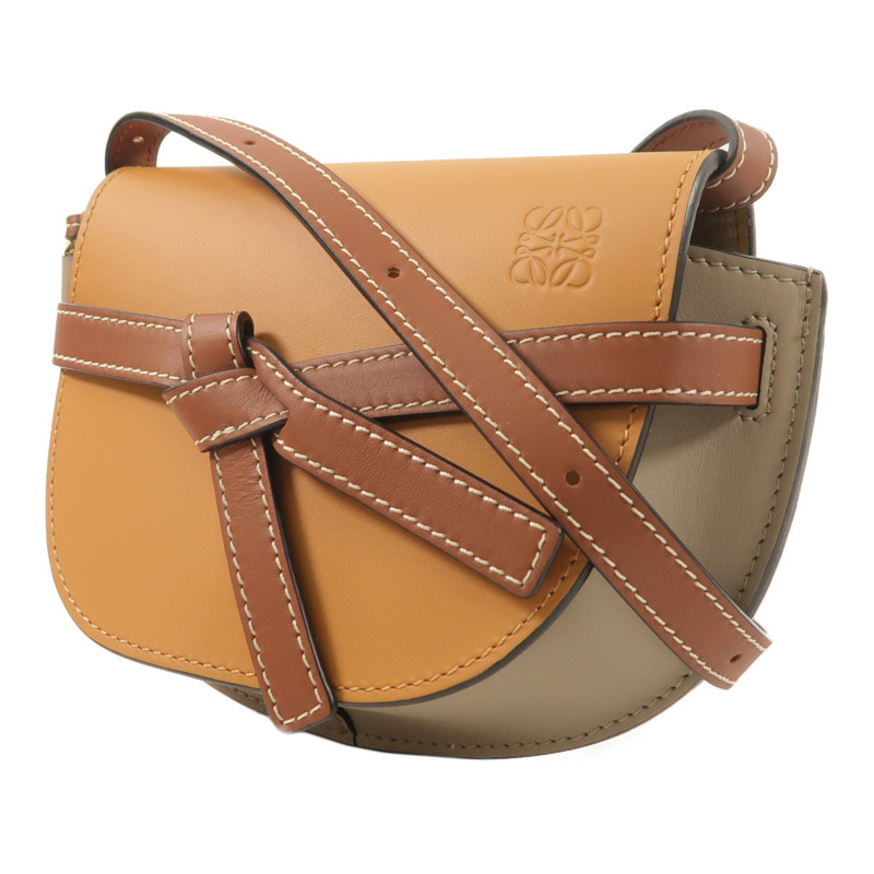 LOEWE 牛皮皮革Mini Gate肩背袋-2