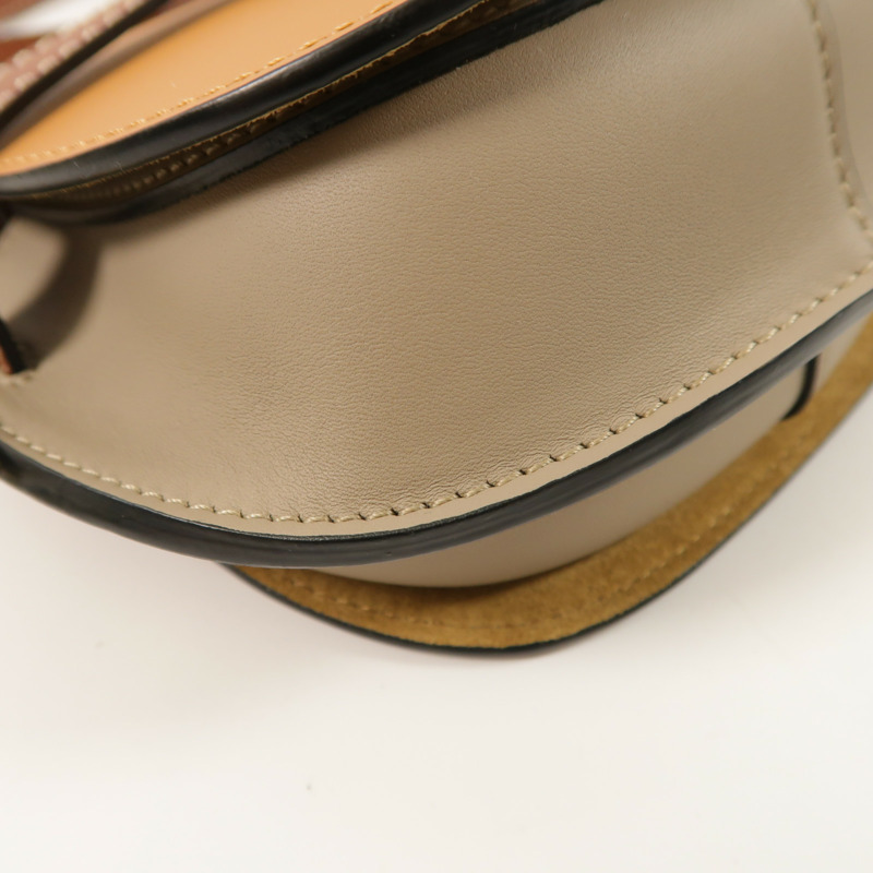 LOEWE 牛皮皮革Mini Gate肩背袋-10