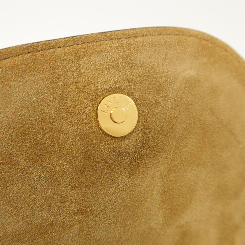 LOEWE 牛皮皮革Mini Gate肩背袋-13