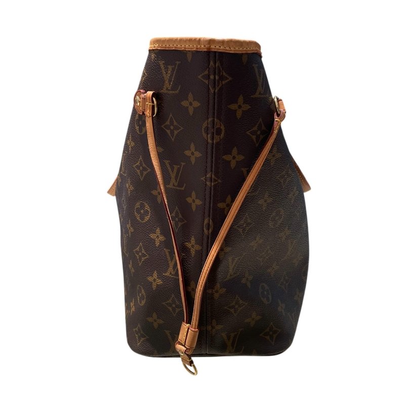 LOUIS VUITTON 路易威登 M40156 NEVERFULL MM 中型托特包 PVC帆布 老花 棕色-3