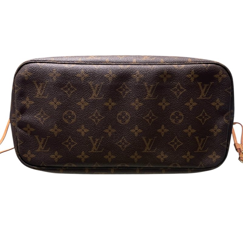 LOUIS VUITTON 路易威登 M40156 NEVERFULL MM 中型托特包 PVC帆布 老花 棕色-4