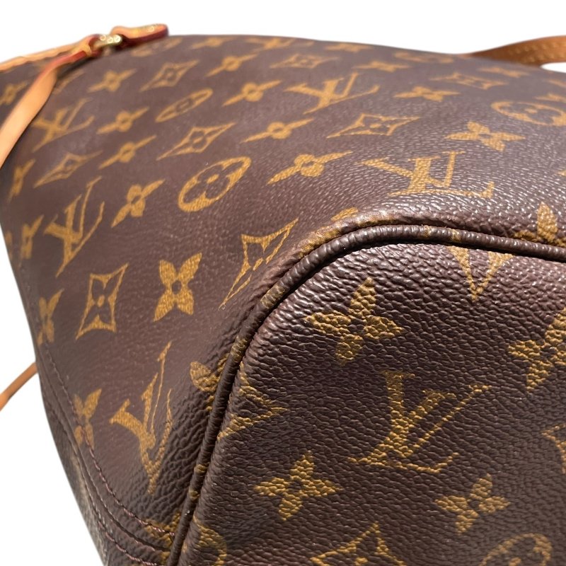 LOUIS VUITTON 路易威登 M40156 NEVERFULL MM 中型托特包 PVC帆布 老花 棕色-5