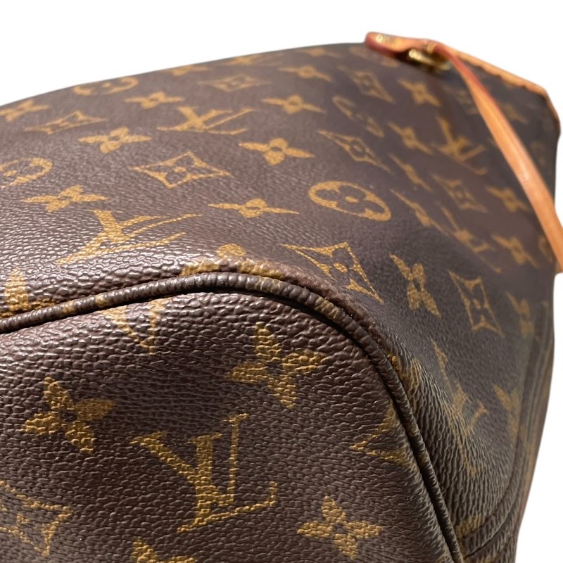 LOUIS VUITTON 路易威登 M40156 NEVERFULL MM 中型托特包 PVC帆布 老花 棕色-6