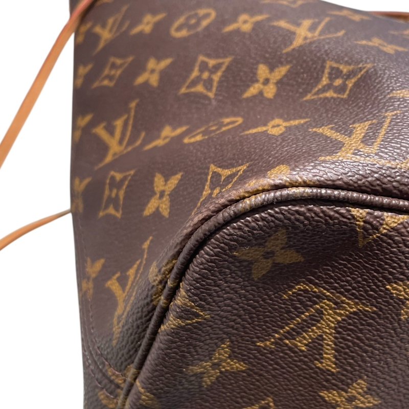 LOUIS VUITTON 路易威登 M40156 NEVERFULL MM 中型托特包 PVC帆布 老花 棕色-7