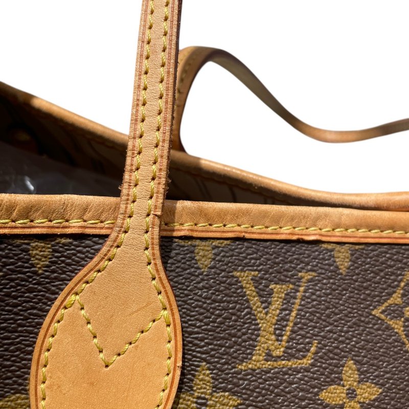 LOUIS VUITTON 路易威登 M40156 NEVERFULL MM 中型托特包 PVC帆布 老花 棕色-12
