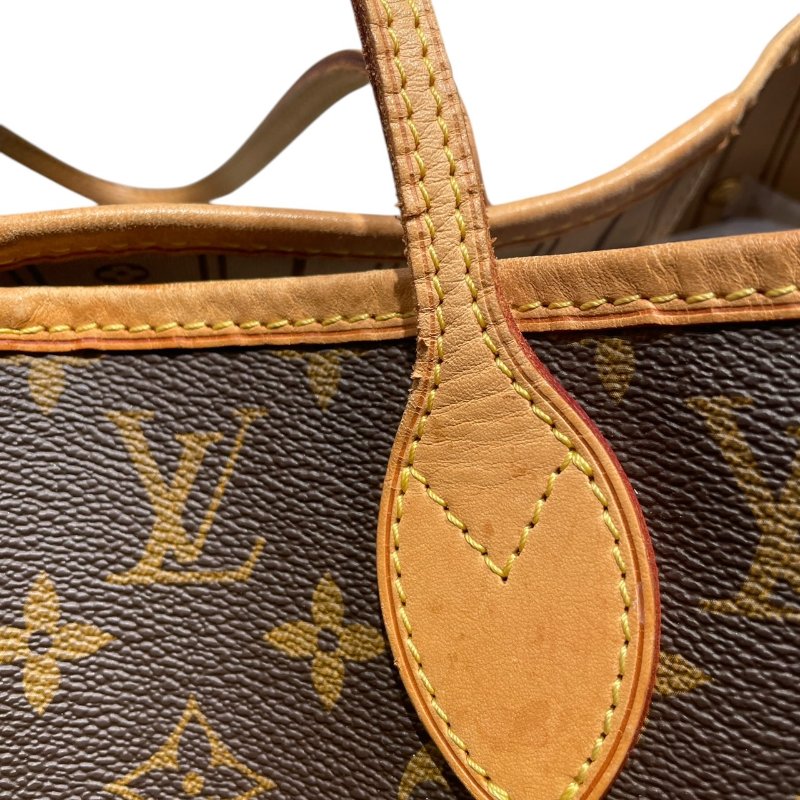 LOUIS VUITTON 路易威登 M40156 NEVERFULL MM 中型托特包 PVC帆布 老花 棕色-13