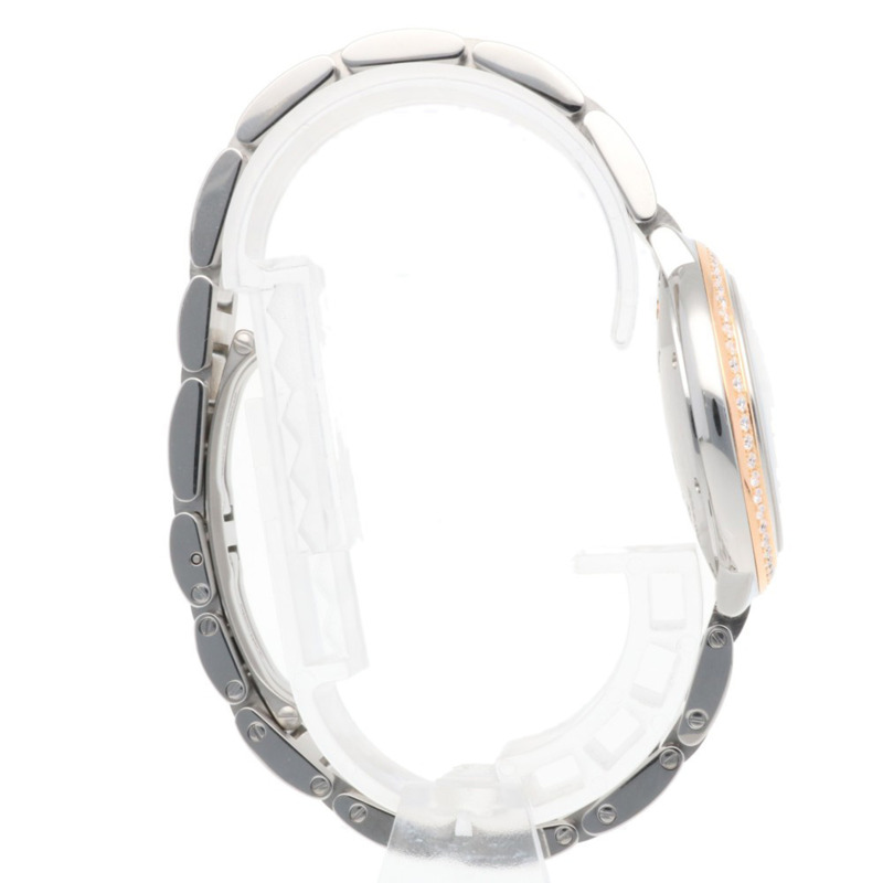 卡地亞藍氣球腕錶，精鋼錶殼，3753自動上鍊機芯，已翻新，女士腕錶，鑲鑽錶圈-6