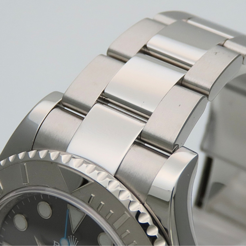 勞力士遊艇名仕型 116622 不鏽鋼鉑金銀色錶盤深銠金屬男士腕錶-6