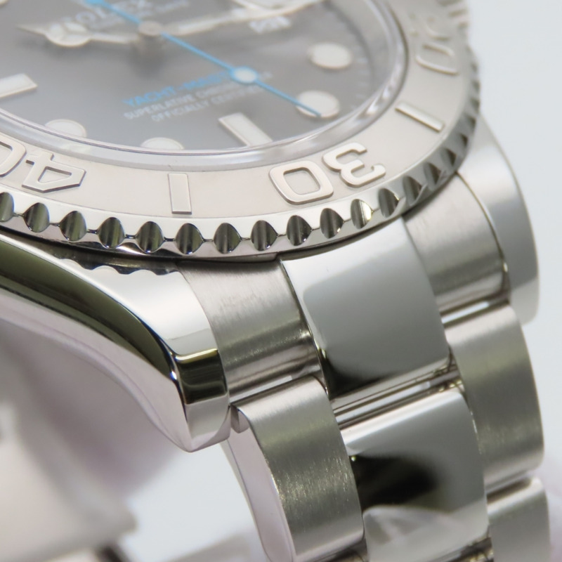 勞力士遊艇名仕型 116622 不鏽鋼鉑金銀色錶盤深銠金屬男士腕錶-8