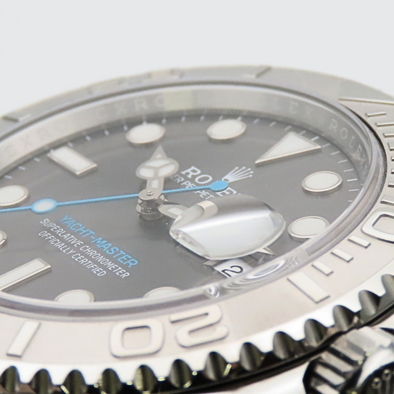 勞力士遊艇名仕型 116622 不鏽鋼鉑金銀色錶盤深銠金屬男士腕錶-12