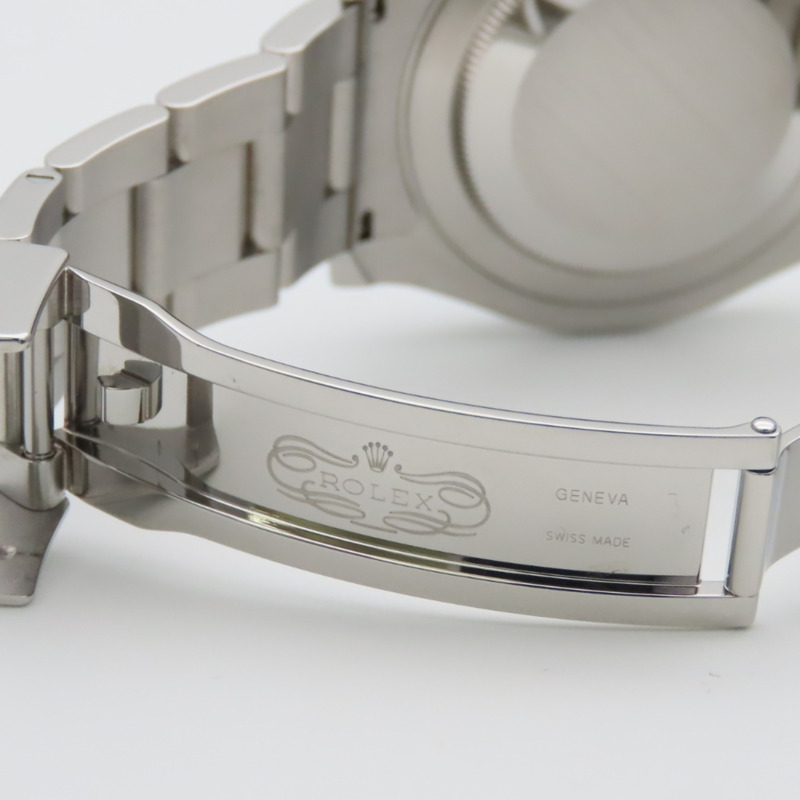 勞力士遊艇名仕型 116622 不鏽鋼鉑金銀色錶盤深銠金屬男士腕錶-17