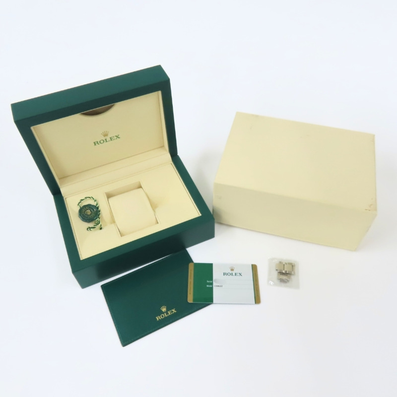 勞力士遊艇名仕型 116622 不鏽鋼鉑金銀色錶盤深銠金屬男士腕錶-25