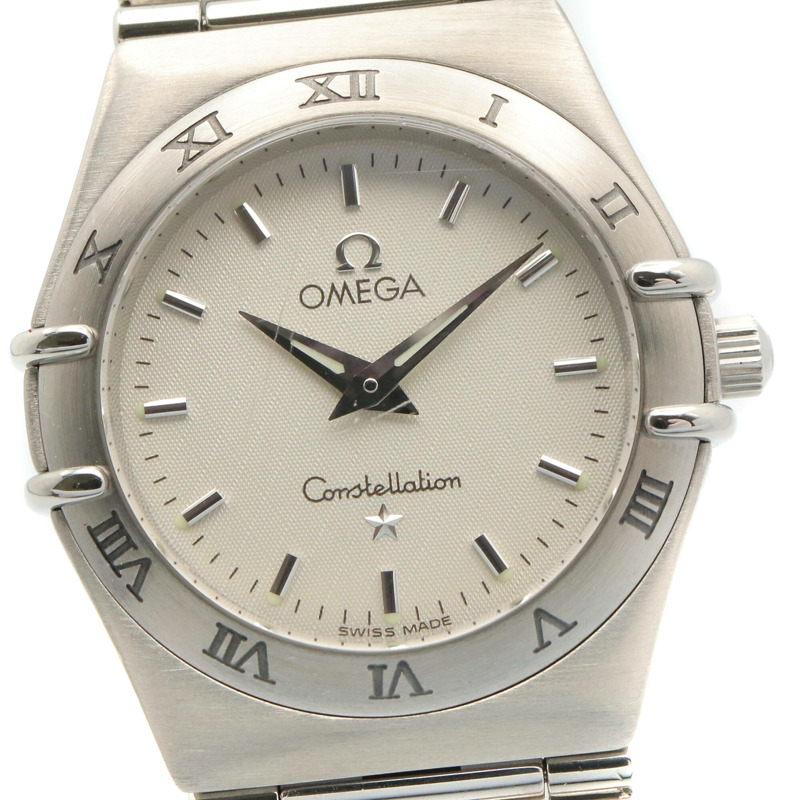 歐米茄星座系列腕錶，不鏽鋼材質，女士款，銀色，1572.30-2