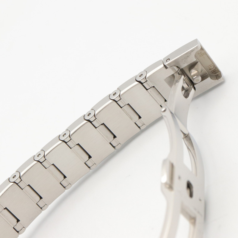 歐米茄星座系列鑲鑽錶圈12鑽女錶，不鏽鋼錶殼，白色錶盤，珍珠母貝錶帶，型號123.15.24.60.55.005-14