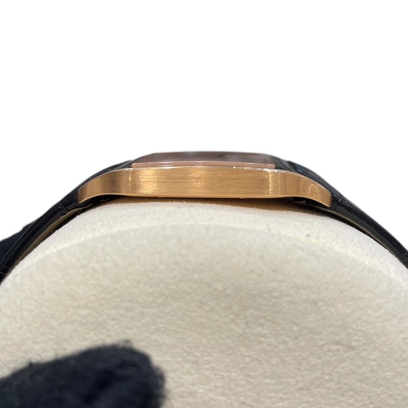 CARTIER 卡地亞 W2009251 SANTOS DUMONT 山度士 石英腕表 42mm K18PG 皮革錶帶-5