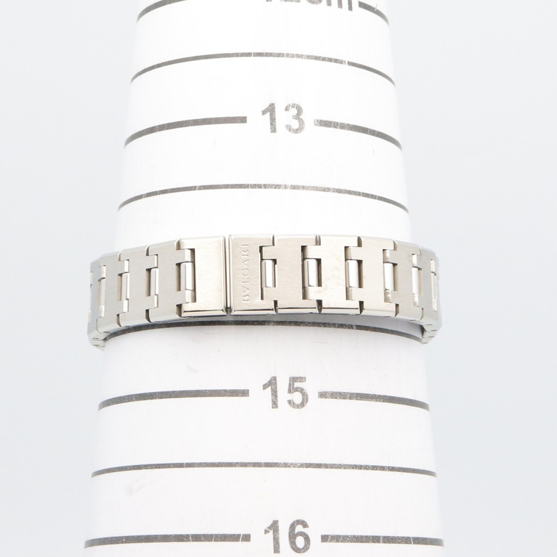 寶格麗 (Bulgari) BVLGARI 女士黑色不鏽鋼腕錶 BB23SS-6