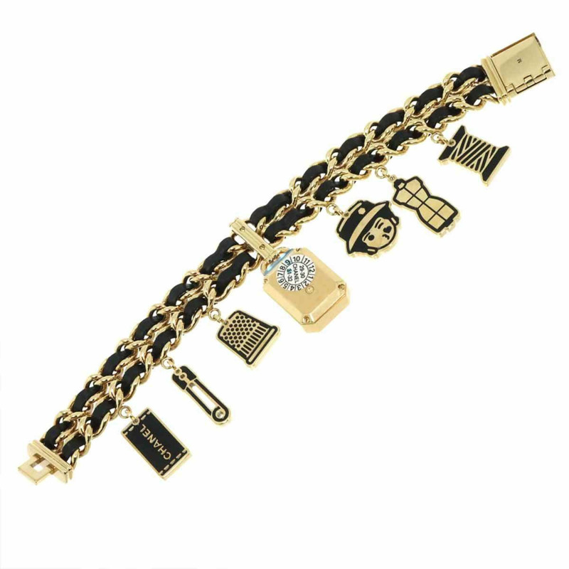 香奈兒 Premiere Charm Couture M H9859 女士腕錶 黑色金石英錶-7