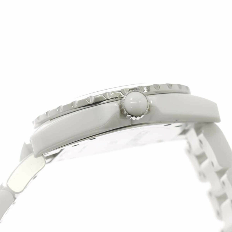 香奈兒 J12 38毫米 H1629 男士腕錶，日期顯示，鑲嵌12顆鑽石，白色陶瓷錶殼，自動上鍊機芯-5