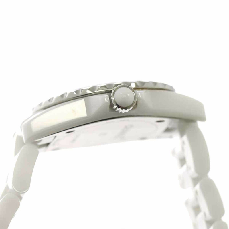 香奈兒 J12 29毫米 H2570 女士腕錶，鑲嵌8顆鑽石，白色珍珠貝母錶殼，陶瓷錶殼，石英機芯-5