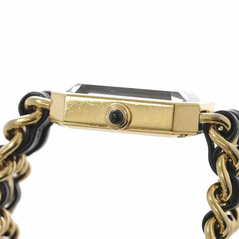 香奈兒 Premiere S 碼 H6951 新女士腕錶，黑色金錶殼，石英錶-5