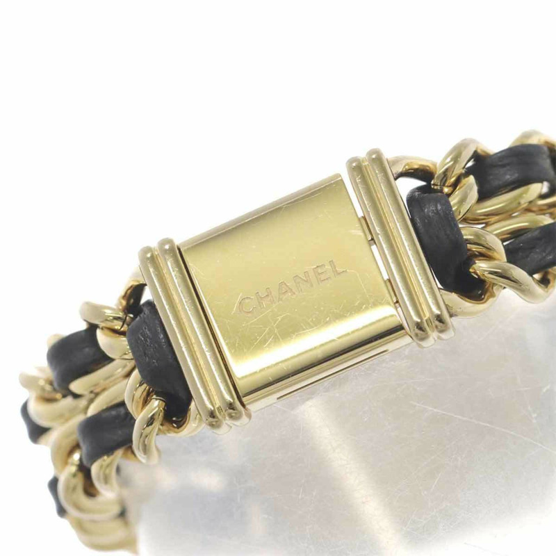 香奈兒 Premiere S 碼 H6951 新女士腕錶，黑色金錶殼，石英錶-7