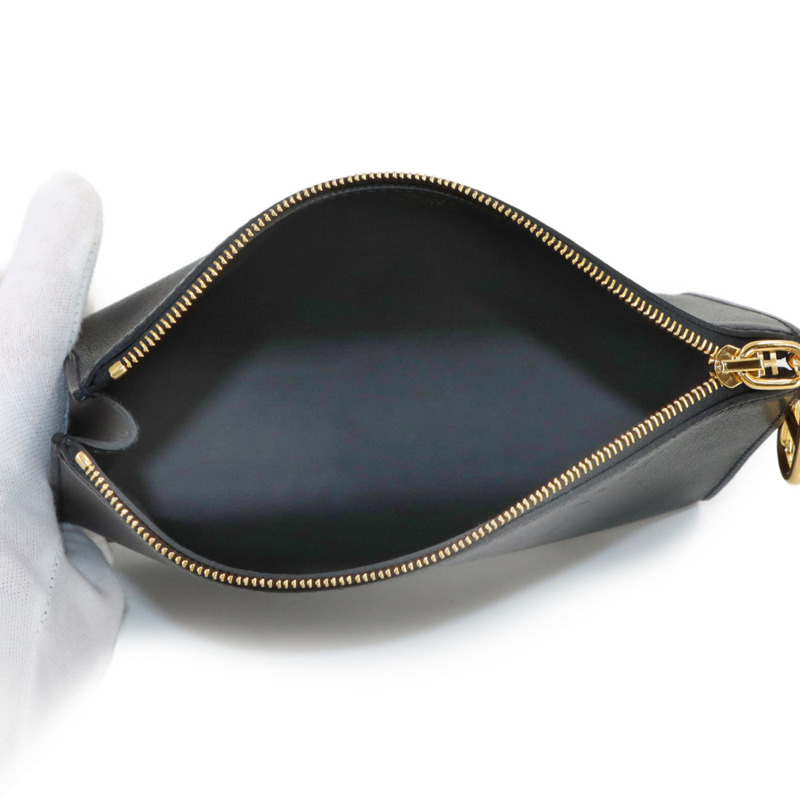 愛馬仕 Zip & Go PM 手拿包 Evercolor 黑色 K 印章 Chaine d'Ancre 金色五金 Zipengo-5