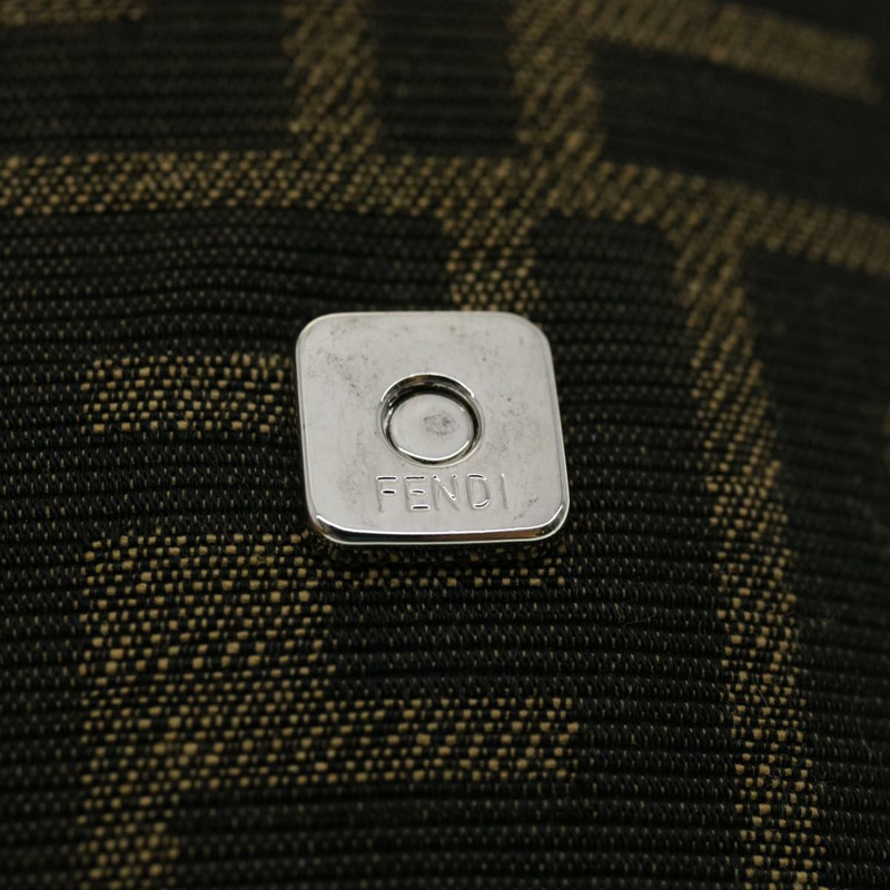 【日本直送】FENDI Zucca帆布單肩包 棕色/黑色 正品 31851SAV-8