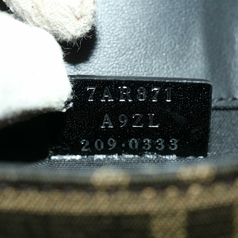 【日本直送】FENDI Zucca帆布單肩包 棕色/黑色 正品 31851SAV-10