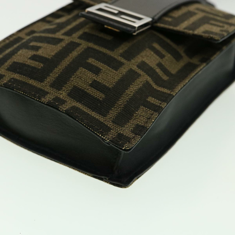 【日本直送】FENDI Zucca帆布單肩包 棕色/黑色 正品 31851SAV-14