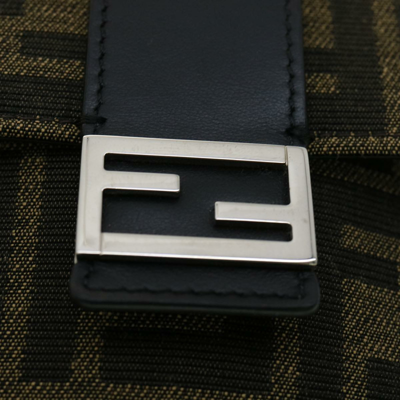 【日本直送】FENDI Zucca帆布單肩包 棕色/黑色 正品 31851SAV-18