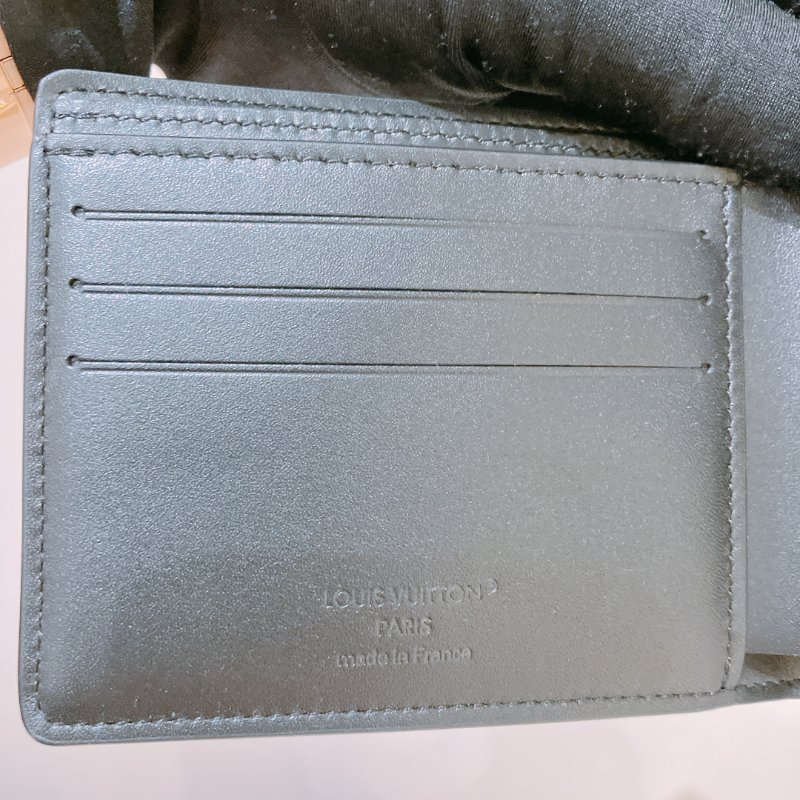 TK2025 Louis Vuitton 路易威登經典暗花紋兩摺銀包 Multiple Wallet Monogram Midnight-11