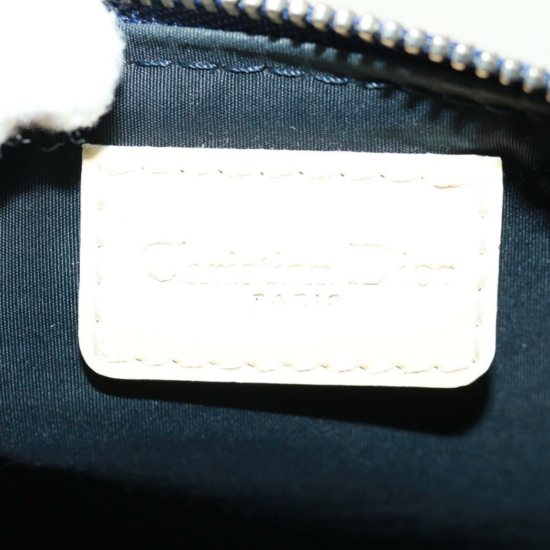 【日本直送】Christian Dior Trotter帆布馬鞍包 藍色銀色 正品 168450V-18