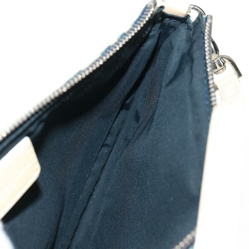 【日本直送】Christian Dior Trotter帆布馬鞍包 藍色銀色 正品 168450V-20