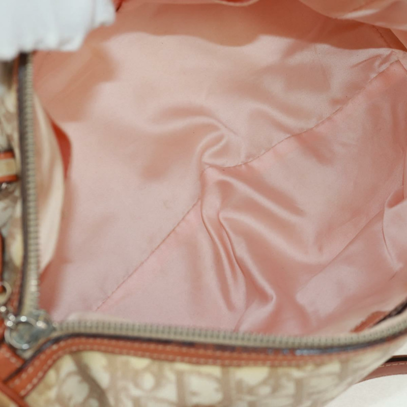 【日本直送】Christian Dior Trotter帆布浪漫手提包 PVC米色銀色 正品 165370SAV-9