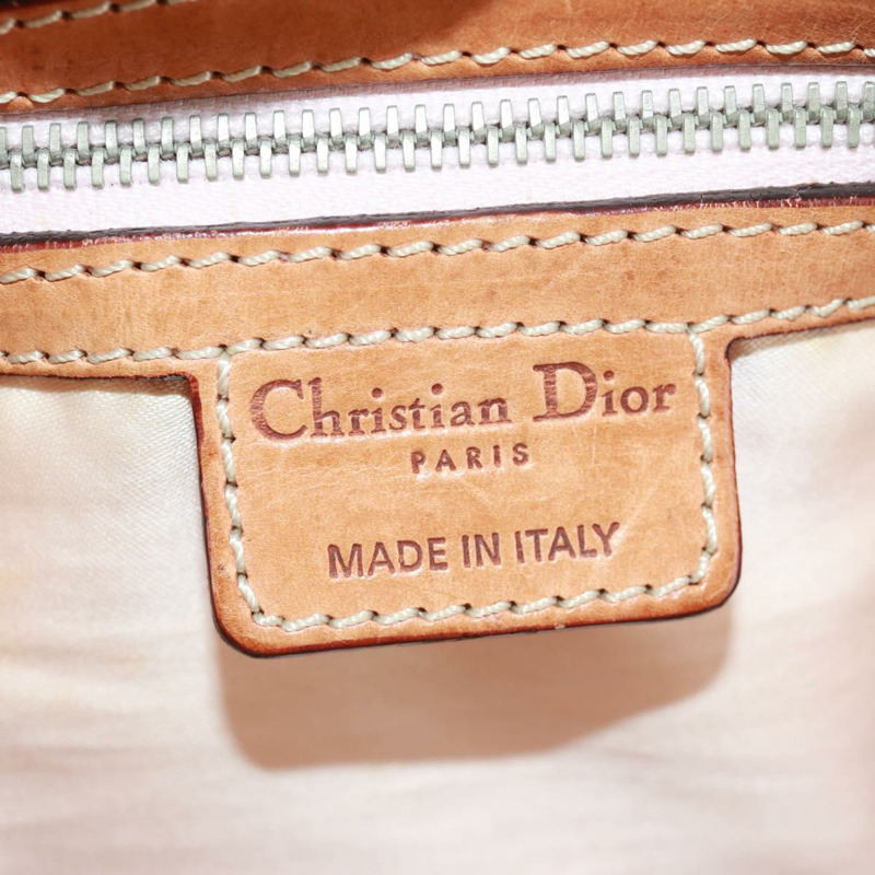 【日本直送】Christian Dior Trotter帆布浪漫手提包 PVC米色銀色 正品 165370SAV-20