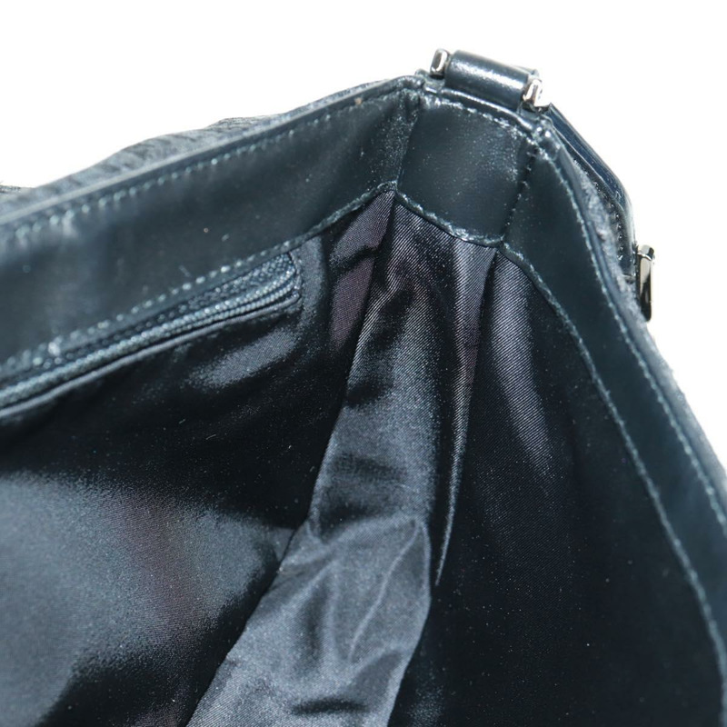 【日本直送】Christian Dior Trotter帆布街頭時尚肩背包 黑色銀色 正品 168745V-22