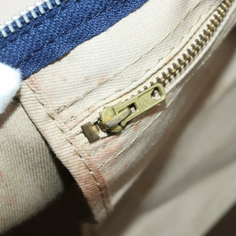 【日本直送】Christian Dior Trotter帆布波士頓包 海軍藍 銀色 正品 BA10393-18