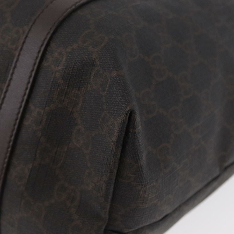 【日本直送】GUCCI GG Supreme 托特包 PVC 金色深棕色 309613 正品 ki6444-13