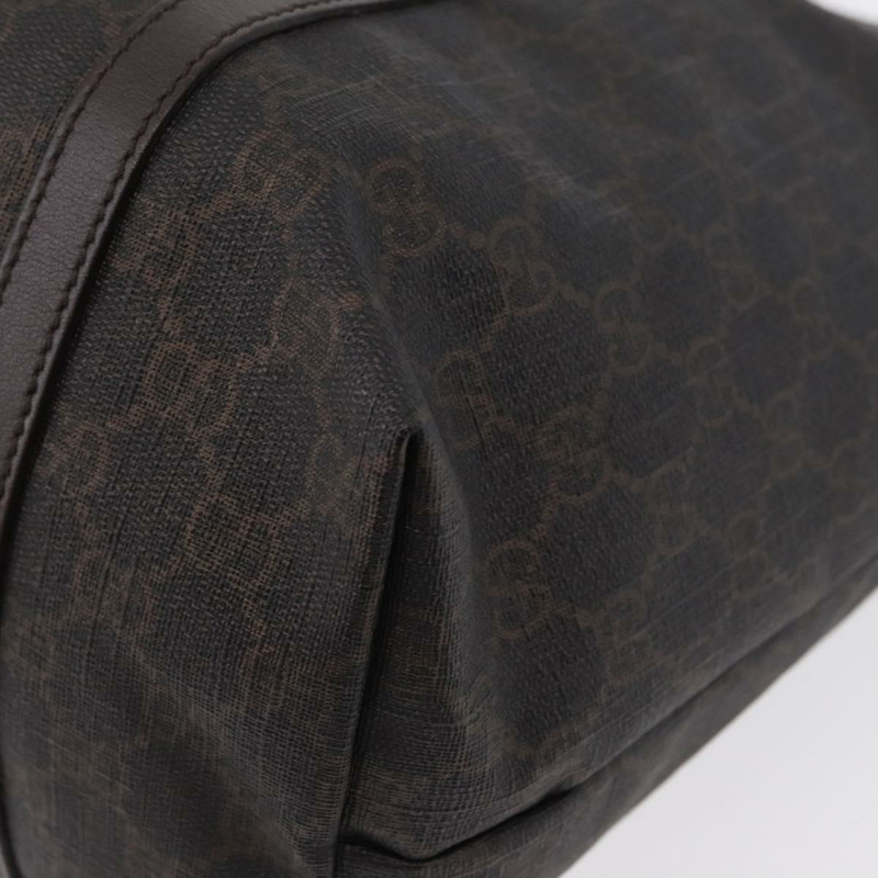 【日本直送】GUCCI GG Supreme 托特包 PVC 金色深棕色 309613 正品 ki6444-15
