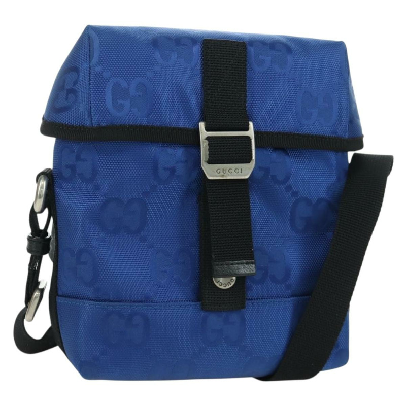 【日本直送】GUCCI GG帆布肩背包 藍色 643858 正品 LNZ169M-0