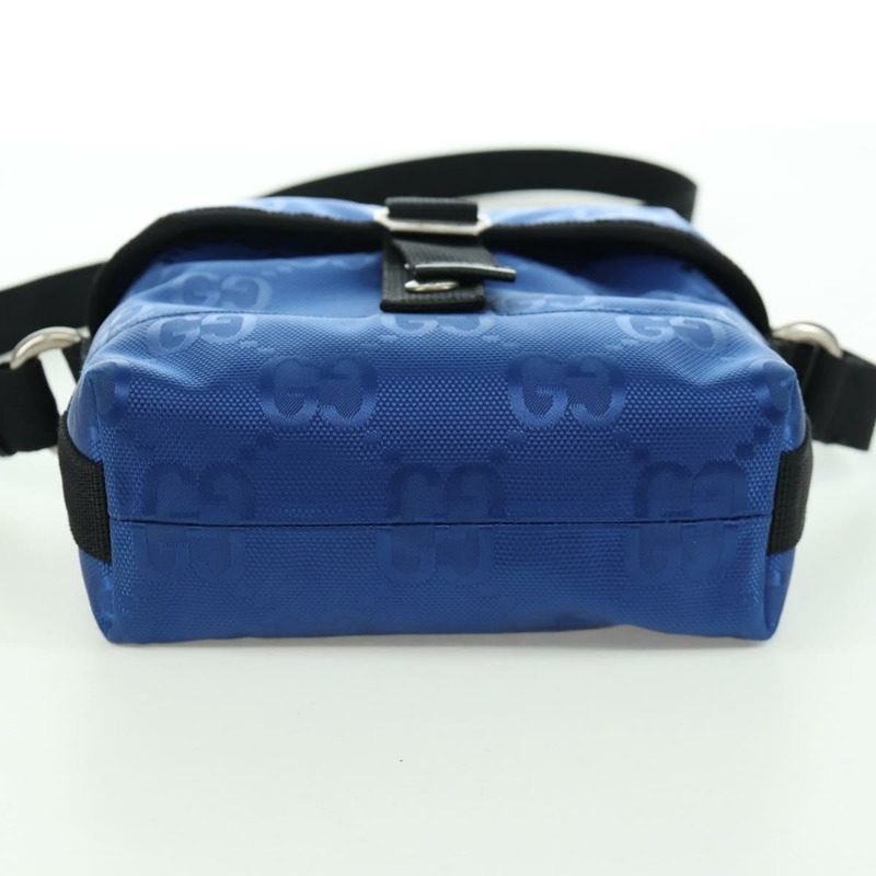 【日本直送】GUCCI GG帆布肩背包 藍色 643858 正品 LNZ169M-4