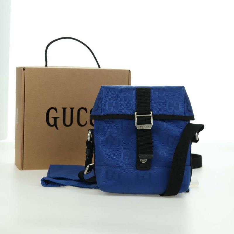 【日本直送】GUCCI GG帆布肩背包 藍色 643858 正品 LNZ169M-11