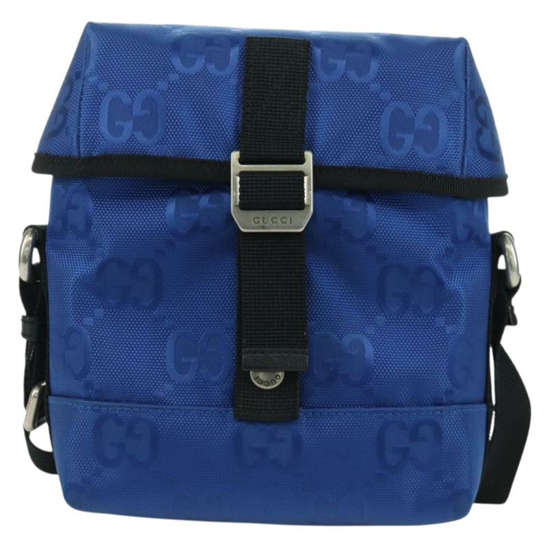 【日本直送】GUCCI GG帆布肩背包 藍色 643858 正品 LNZ169M-12