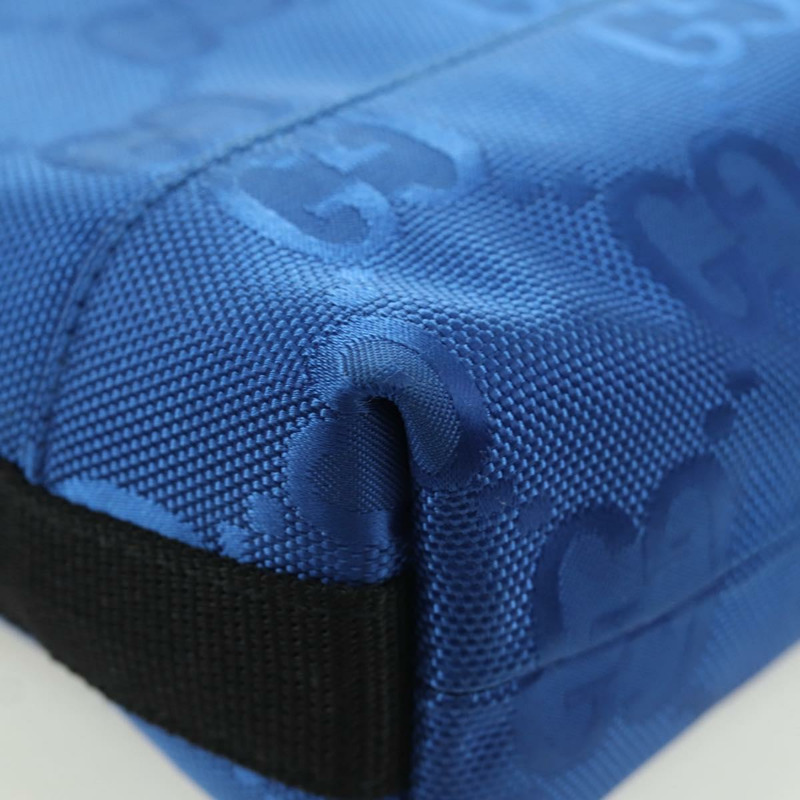 【日本直送】GUCCI GG帆布肩背包 藍色 643858 正品 LNZ169M-15