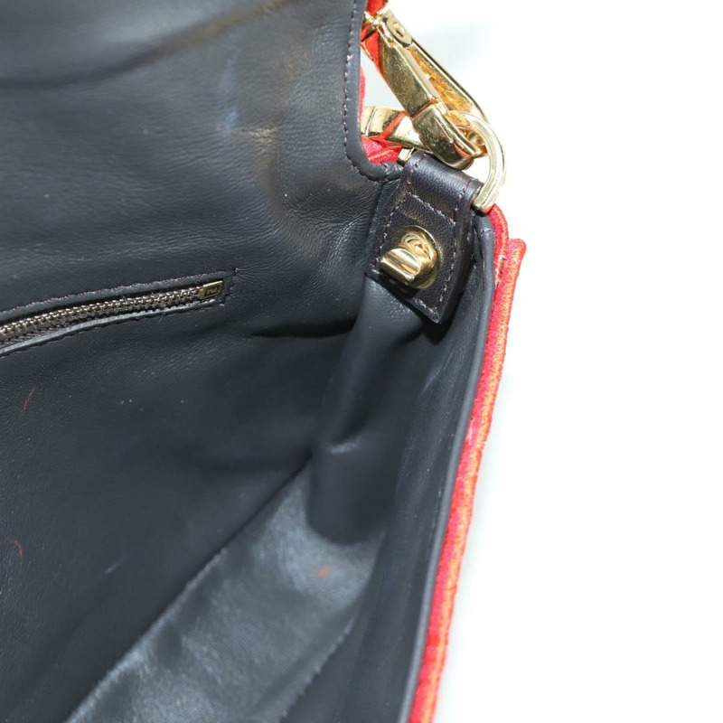【日本直送】FENDI Zucca帆布Mamma Baguette單肩包 棕色/黑色 正品 171464SM-24