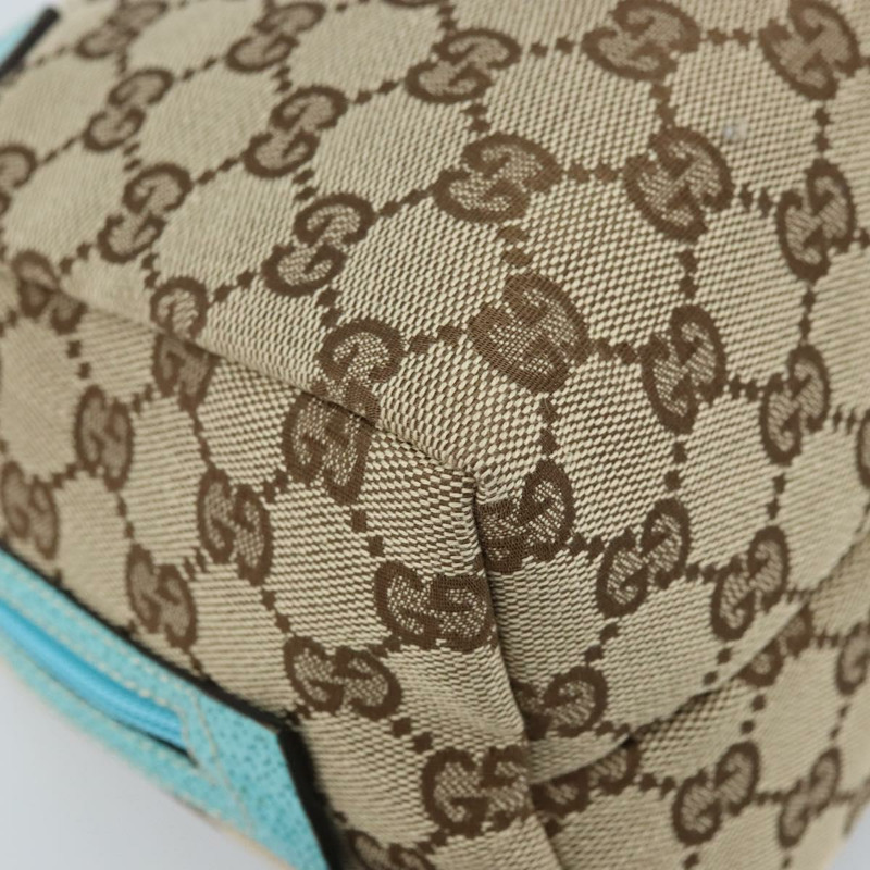 【日本直送】GUCCI GG帆布手提包 米色 銀色 124542 正品 171459V-15