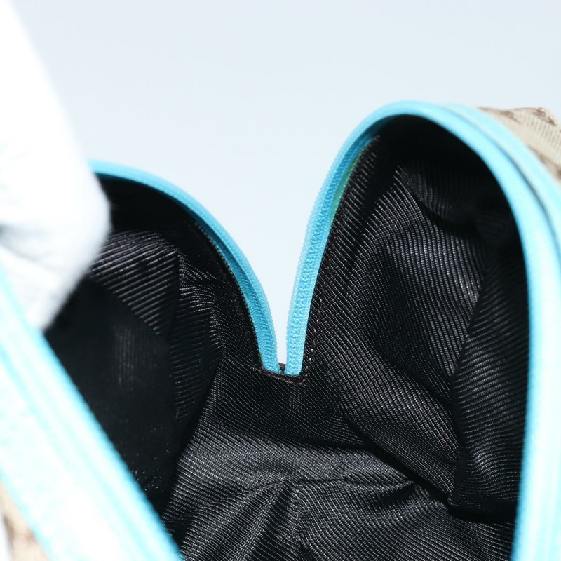 【日本直送】GUCCI GG帆布手提包 米色 銀色 124542 正品 171459V-18