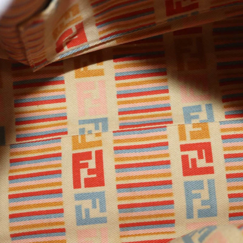 【日本直送】FENDI Zucca帆布波士頓包 淺藍色 金色 正品 168309V-10