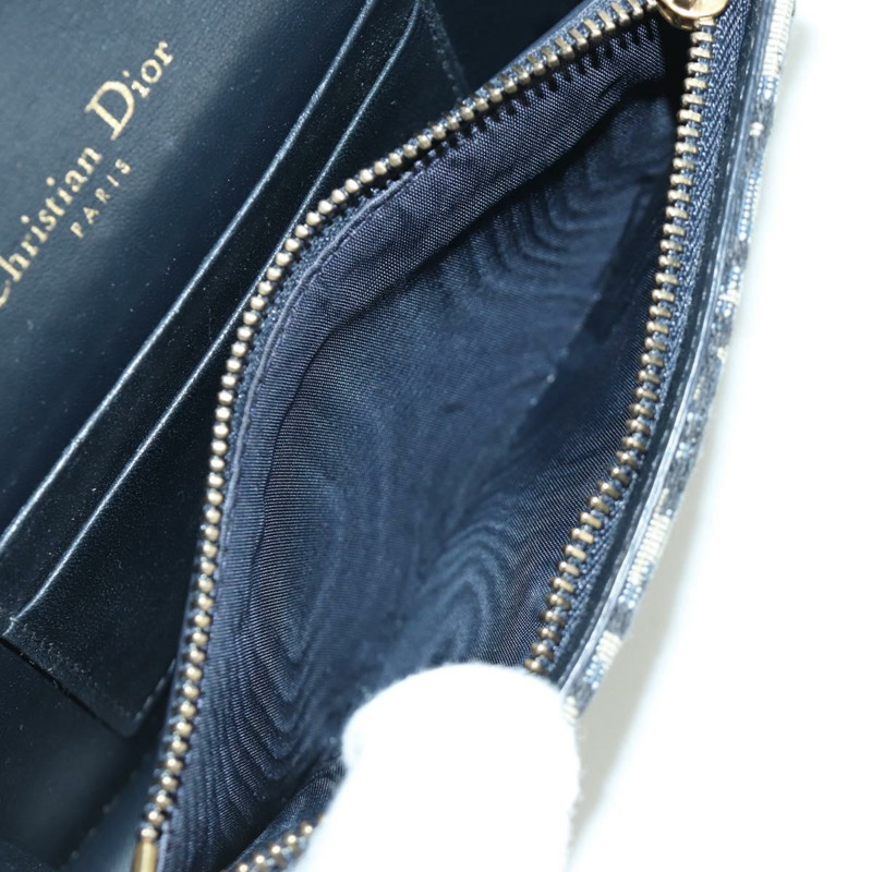 【日本直送】Christian Dior Trotter帆布馬鞍腰包，海軍藍/金色，正品，貨號171490SAV-10