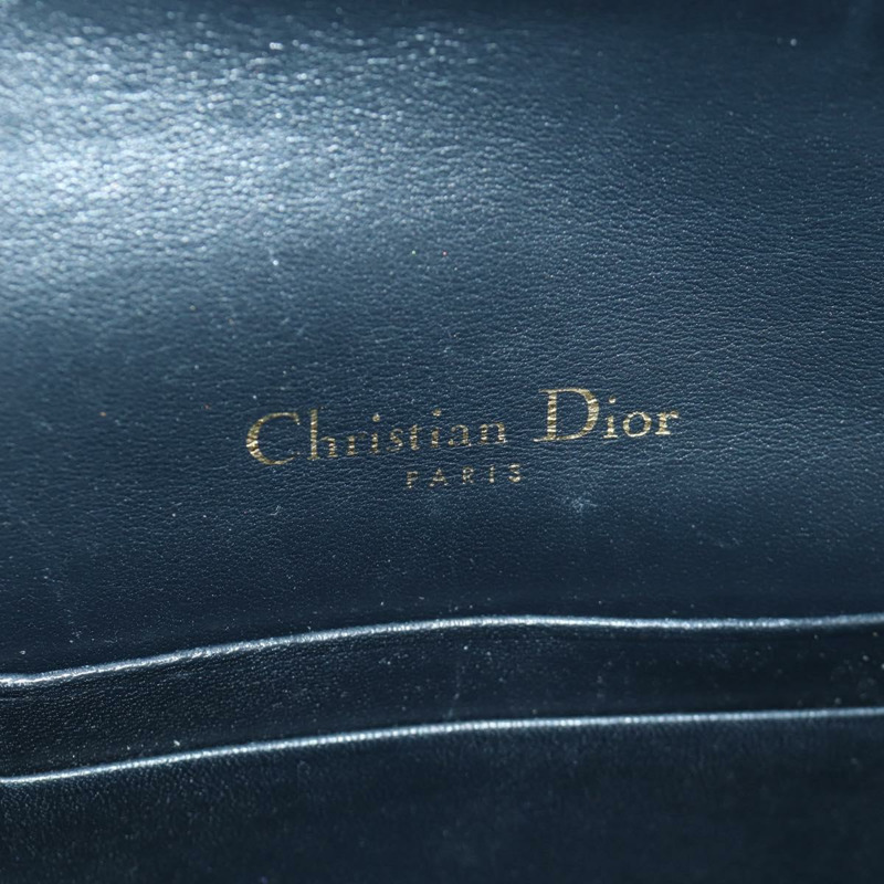 【日本直送】Christian Dior Trotter帆布馬鞍腰包，海軍藍/金色，正品，貨號171490SAV-20